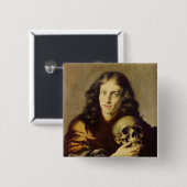 Porträt eines Mannes Button (Vorne & Hinten)