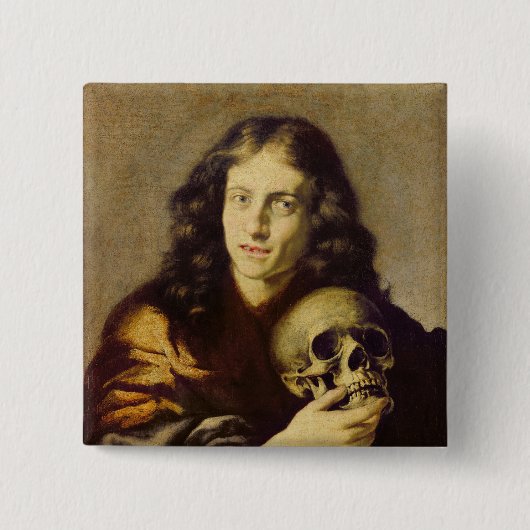 Porträt eines Mannes Button (Vorderseite)