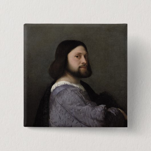 Porträt eines Mannes, c.1512 Button (Vorderseite)
