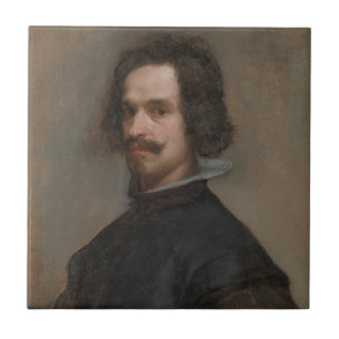 Porträt eines Mannes c.1630-35 Fliese
