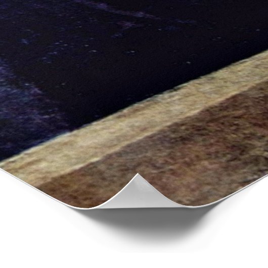 Porträt eines Mannes (L'Ariosto) von Tiziano Vecel Poster (Ecke)