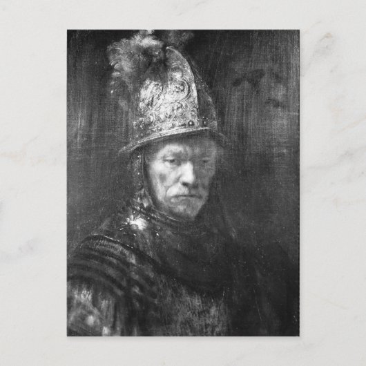 Porträt eines Mannes mit einem Goldenen Helm, 1648 Postkarte (Vorderseite)