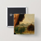 Porträt eines Mannes mit einer Münze Button (Vorne & Hinten)