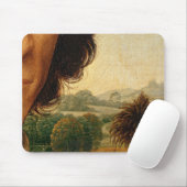 Porträt eines Mannes mit einer Münze Mousepad (Mit Mouse)