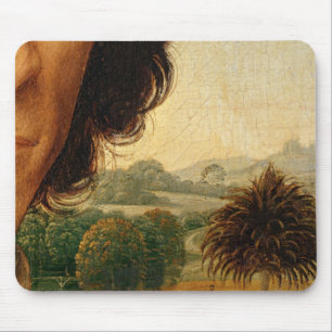 Porträt eines Mannes mit einer Münze Mousepad