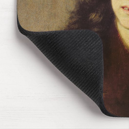 Porträt eines Mannes Mousepad (Ecke)