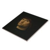 Porträt eines Mannes oder der Condottiere, 1475 Fliese (Seite)