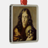 Porträt eines Mannes Silbernes Ornament (Rechts)