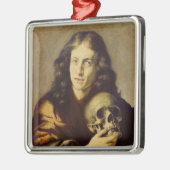 Porträt eines Mannes Silbernes Ornament (Links)