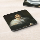 Porträt eines Mannes, vielleicht Cesare Borgia Getränkeuntersetzer (Linke Seite)