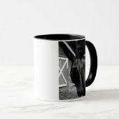 Porträt eines Maultiers Tasse (VorderseiteRechts)