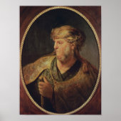 Porträt eines Menschen in orientalischer Kostüme,  Poster (Vorne)