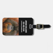 Porträt eines Orang-Utan-Männchens, Georgia, USA Gepäckanhänger (Vorderseite horizontal)