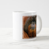 Porträt eines Orang-Utan-Männchens, Georgia, USA Jumbo-Tasse (Vorderseite Rechts)