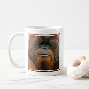 Porträt eines Orang-Utan-Männchens, Georgia, USA Kaffeetasse
