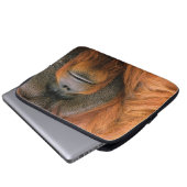Porträt eines Orang-Utan-Männchens, Georgia, USA Laptopschutzhülle (Vorne Knopf)