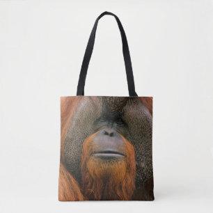 Porträt eines Orang-Utan-Männchens, Georgia, USA Tasche