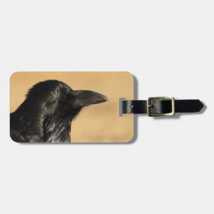 Porträt eines Raben Gepäckanhänger