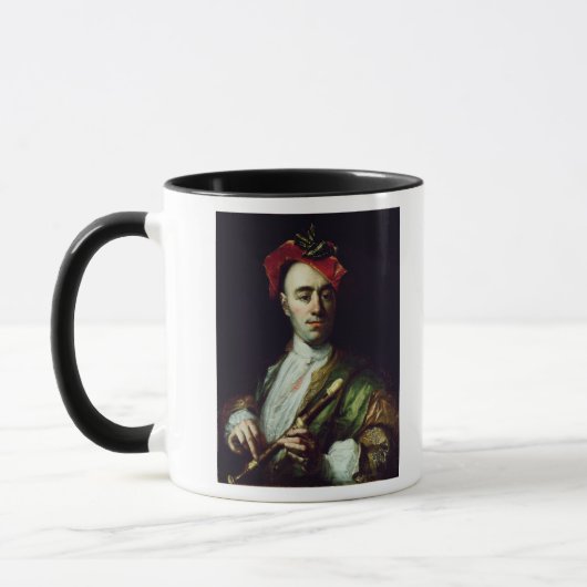 Porträt eines Recorder-Spielers Tasse (Links)