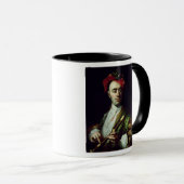 Porträt eines Recorder-Spielers Tasse (VorderseiteRechts)