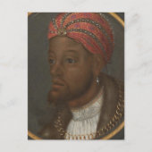Porträt eines reichen Afrikas Postkarte (Vorderseite)