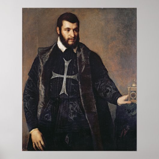 Porträt eines Ritters des Malteserordens Poster (Vorne)