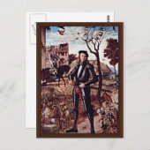 Porträt eines Ritters von Carpaccio Vittore Postkarte (Vorne/Hinten)