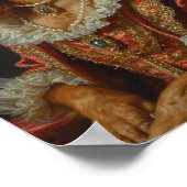 Porträt eines Royal Cocker Spaniels Poster (Ecke)