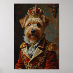 Porträt eines Royal Wheaten Terriers Poster