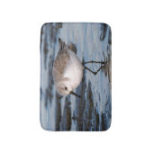 Porträt eines Sanderlings Badematte (Vorderseite Vertikal)