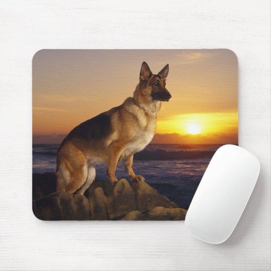 Porträt eines Schäferhund-Hundes oder des Mousepad (Mit Mouse)