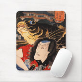 Porträt eines Schauspielers mit einem Fisch Mousepad (Mit Mouse)