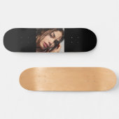 Porträt eines schönen jungen Modells Skateboard (Horizontal)
