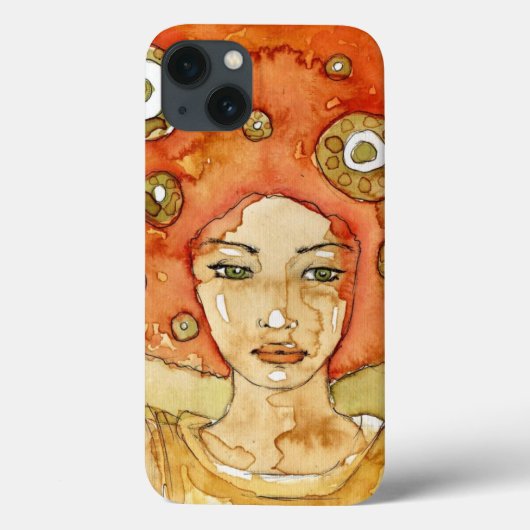 Porträt eines schönen Mädchens Case-Mate iPhone Hülle (Rückseite)