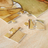 Porträt eines schönen Mädchens Puzzle (Seite)