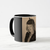 Porträt eines schönen Modells Tasse (Vorderseite Links)