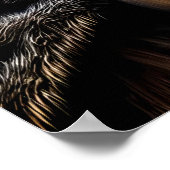 Porträt eines schwedischen Besuchs | AI Art Poster (Ecke)