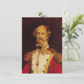 Porträt eines spanischen Generals Karte (Stehend Vorderseite)