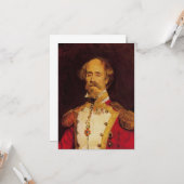 Porträt eines spanischen Generals Karte (Vorderseite/Rückseite Beispiel)