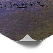 Porträt eines St. Bernhard Dog_GA - Poster (Ecke)