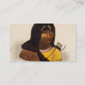 Porträt eines Steininders, 'von der Erzählung Visitenkarte (Rückseite)