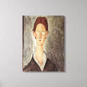 Porträt eines Studenten, c.1918-19 Leinwanddruck