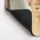Porträt eines Studenten, c.1918-19 Mousepad (Ecke)