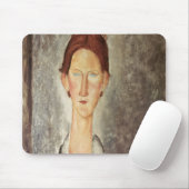 Porträt eines Studenten, c.1918-19 Mousepad (Mit Mouse)