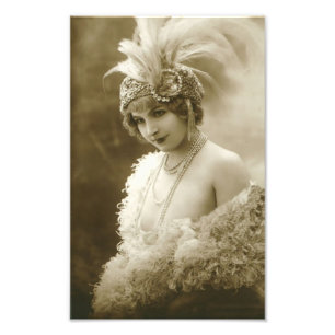 Porträt eines Tänzers Fotodruck