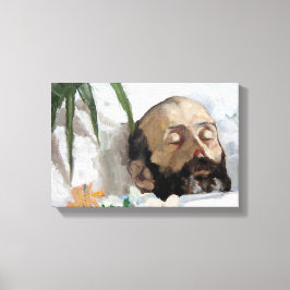 Porträt eines Toten (Sterblichkeit und Tod) (Art. Leinwanddruck