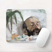 Porträt eines Toten (Sterblichkeit und Tod) (Art. Mousepad (Mit Mouse)