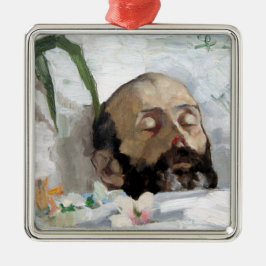 Porträt eines Toten (Sterblichkeit und Tod) (Art. Ornament Aus Metall