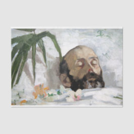 Porträt eines Toten (Sterblichkeit und Tod) (Art. Seidenpapier