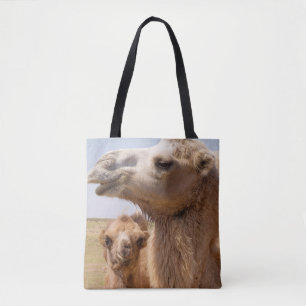 Porträt eines Trampeltiers Tasche